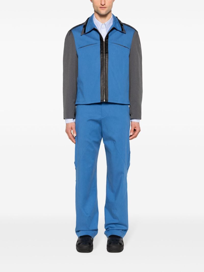 Blue Melsas Straight-leg Trousers