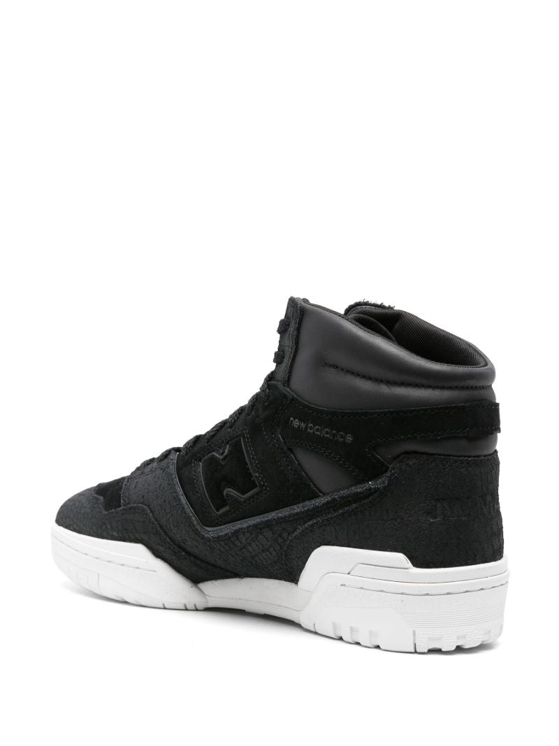 X New Balance Black Bb650 High-top Sneakers