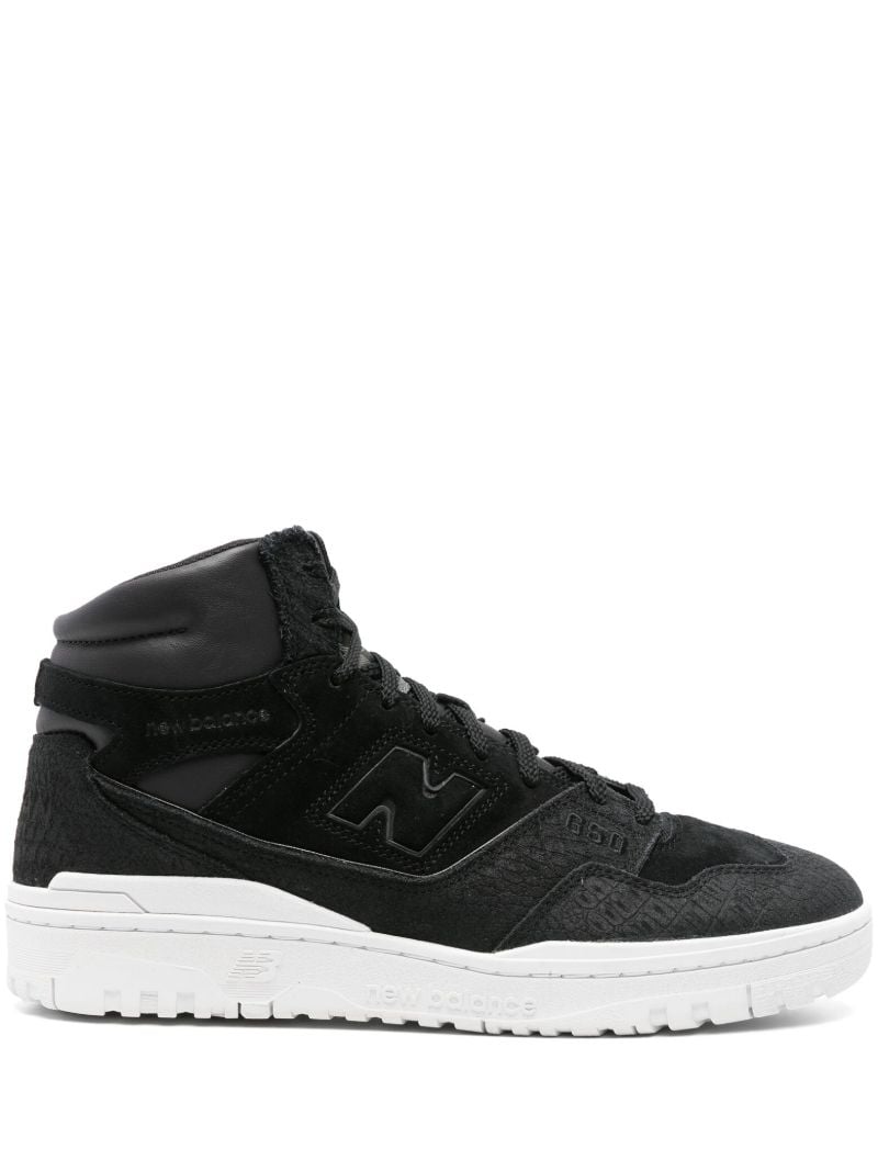 X New Balance Black Bb650 High-top Sneakers