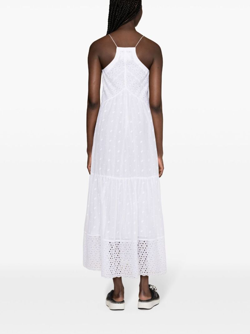 White Sabba Broderie Anglaise Maxi Dress