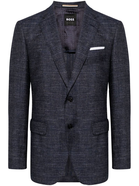 Blue Single Breasted Blazer