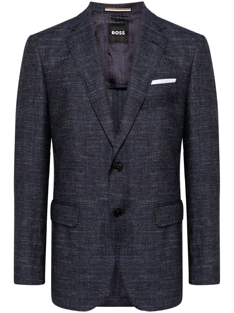 Blue Single Breasted Blazer
