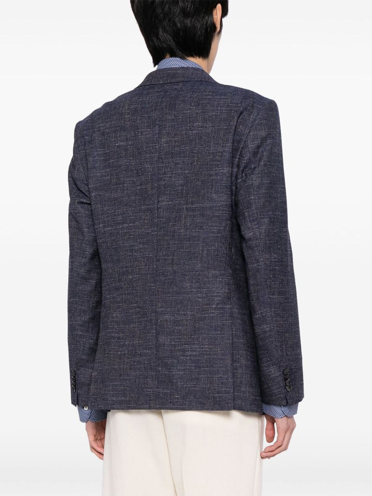 Blue Single Breasted Blazer