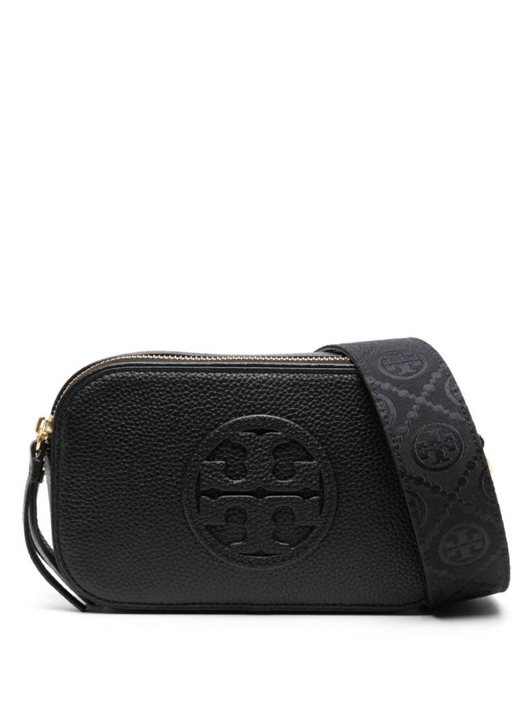 Black Miller Leather Crossbody Bag