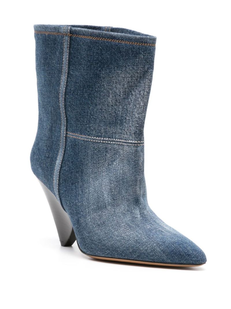 Blue Miyako 90 Denim Boots