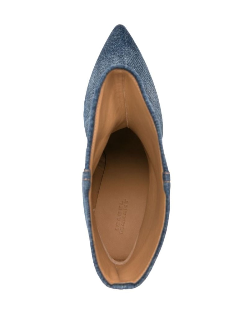Blue Miyako 90 Denim Boots