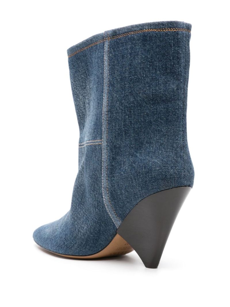 Blue Miyako 90 Denim Boots