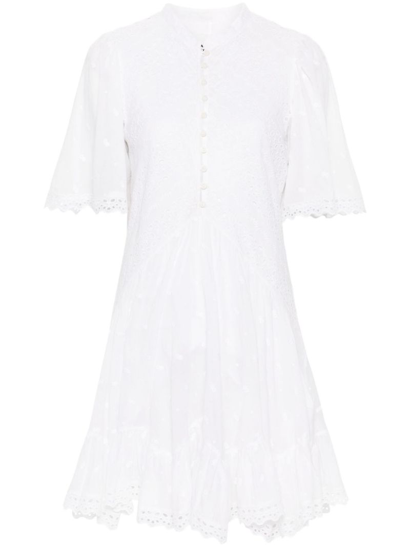 White Slayae Broderie Anglaise Mini Dress