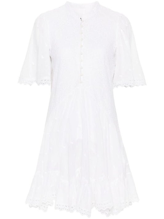 White Slayae Broderie Anglaise Mini Dress
