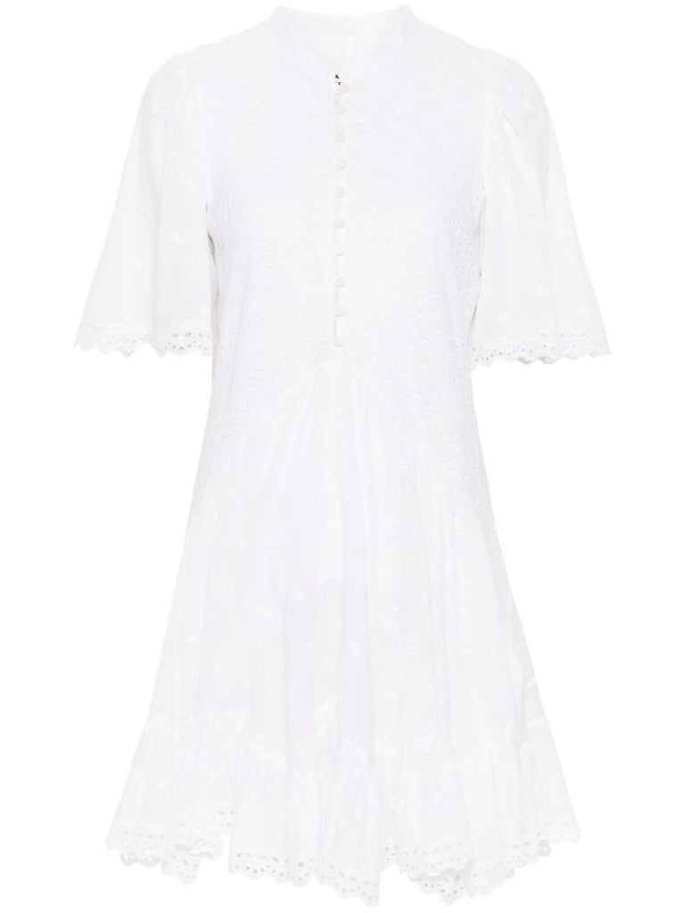 White Slayae Broderie Anglaise Mini Dress