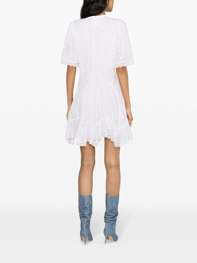 White Slayae Broderie Anglaise Mini Dress