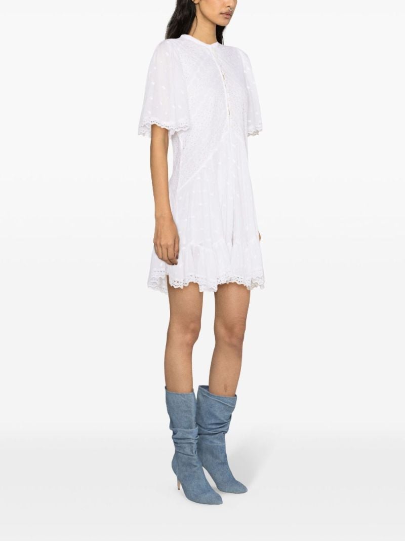 White Slayae Broderie Anglaise Mini Dress