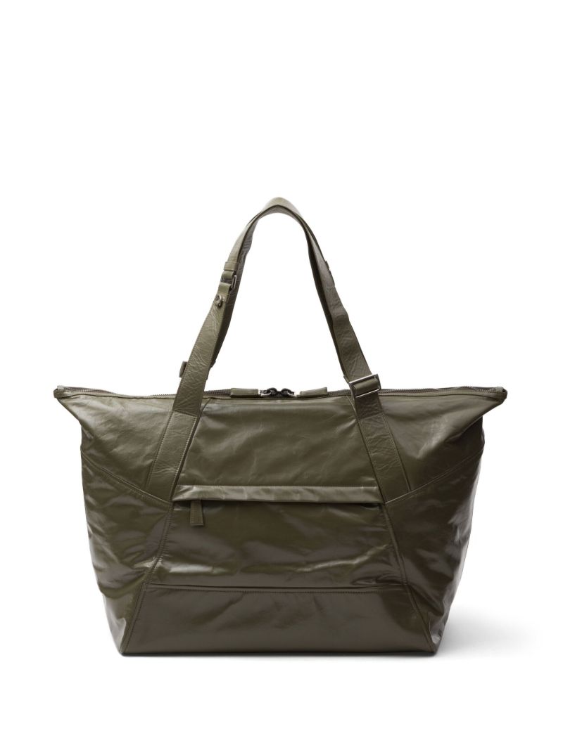Green Leather Travel Bag