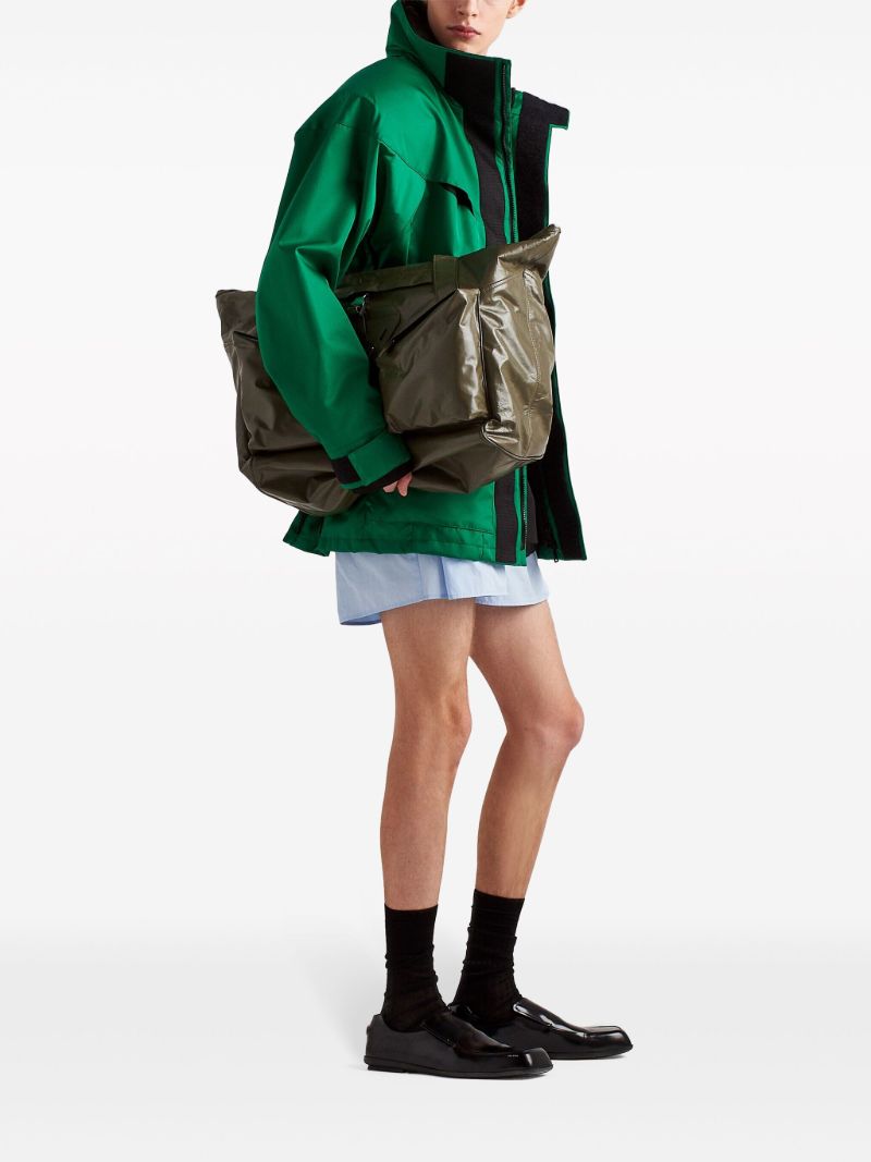 Green Leather Travel Bag