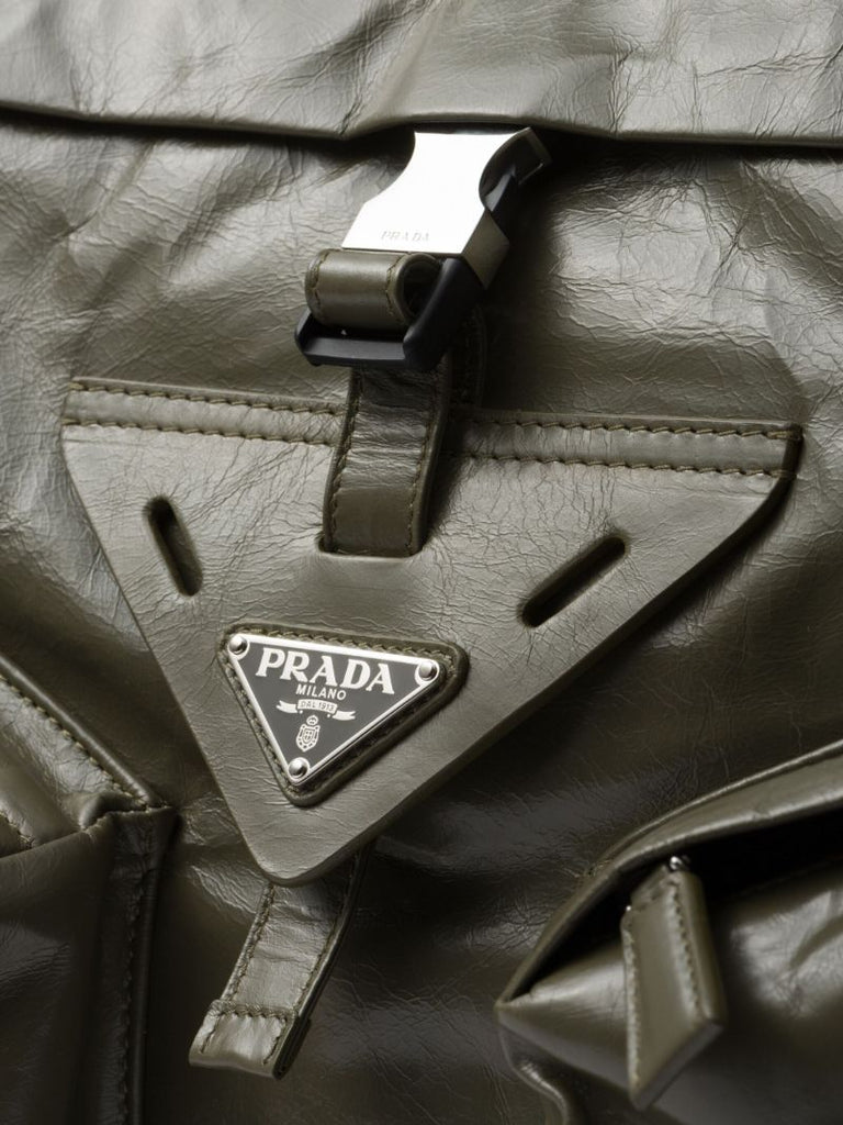 Green Leather Travel Bag