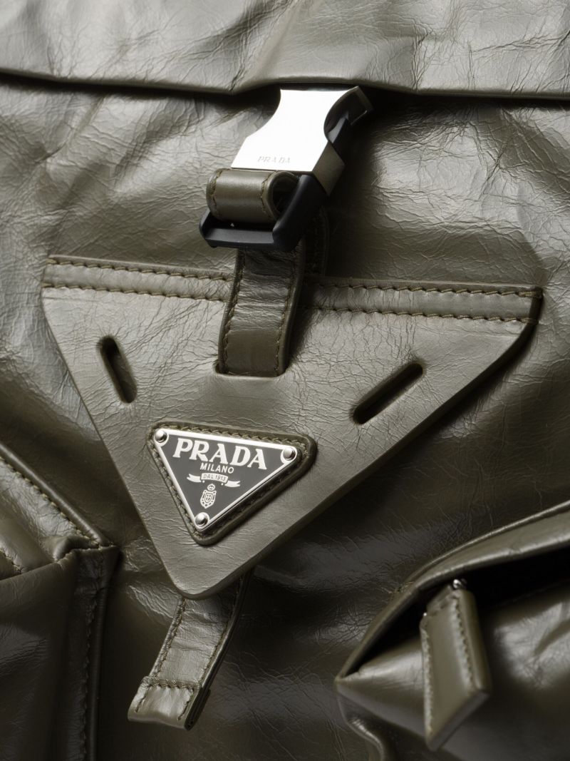 Green Leather Travel Bag
