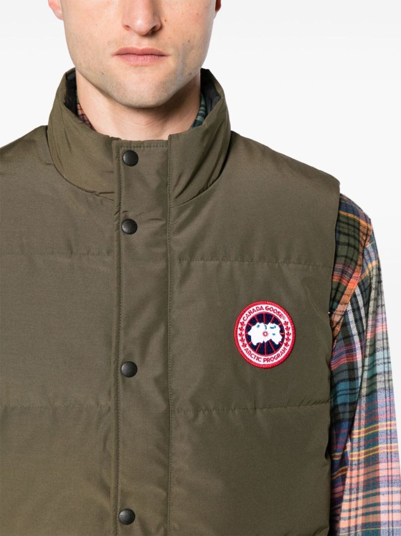 Green Freestyle Padded Gilet