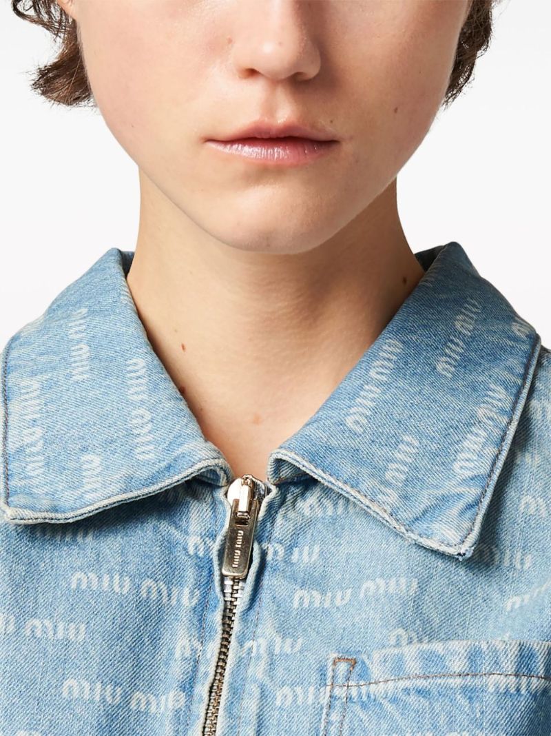 Logo-print Denim Jacket