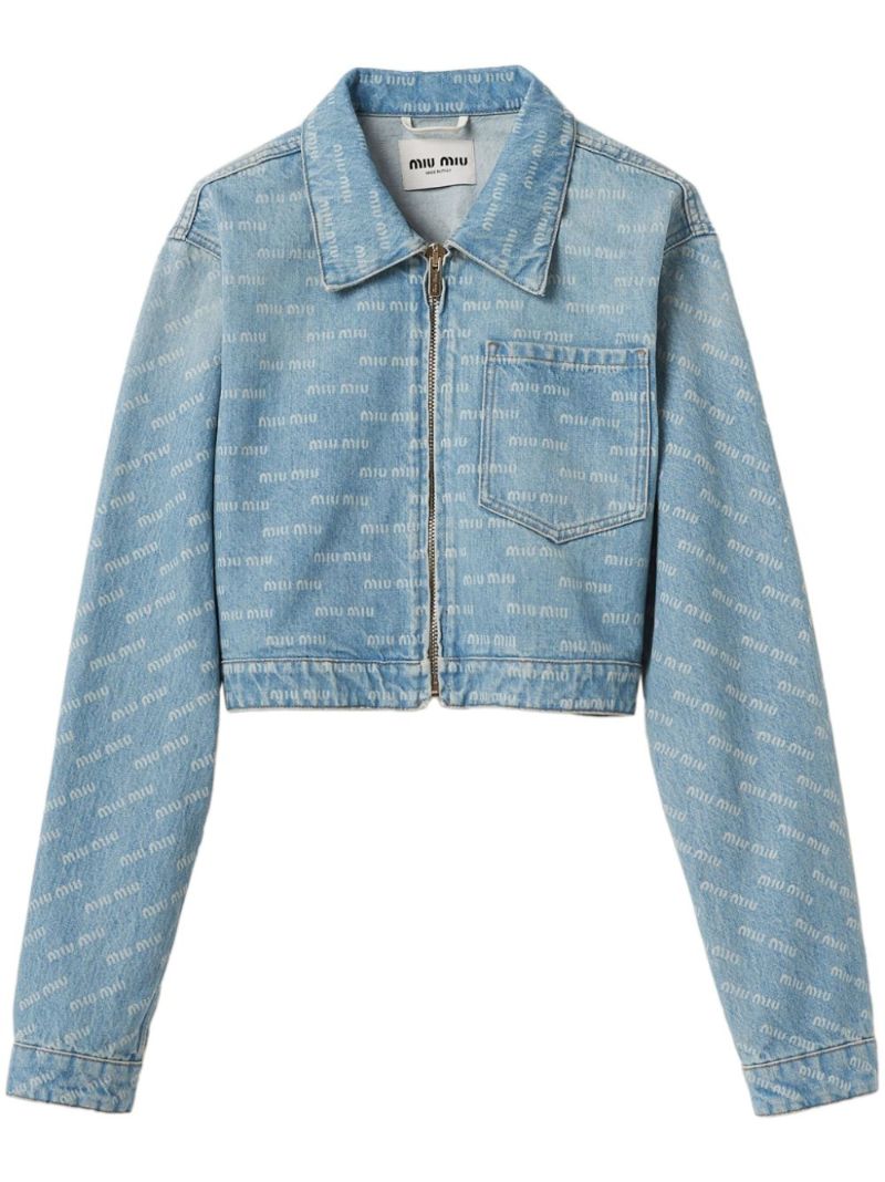 Logo-print Denim Jacket