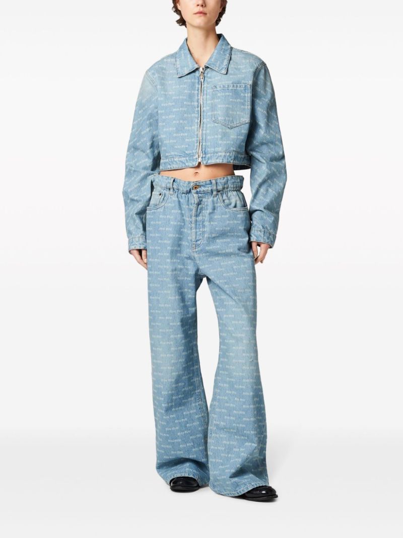 Logo-print Denim Jacket