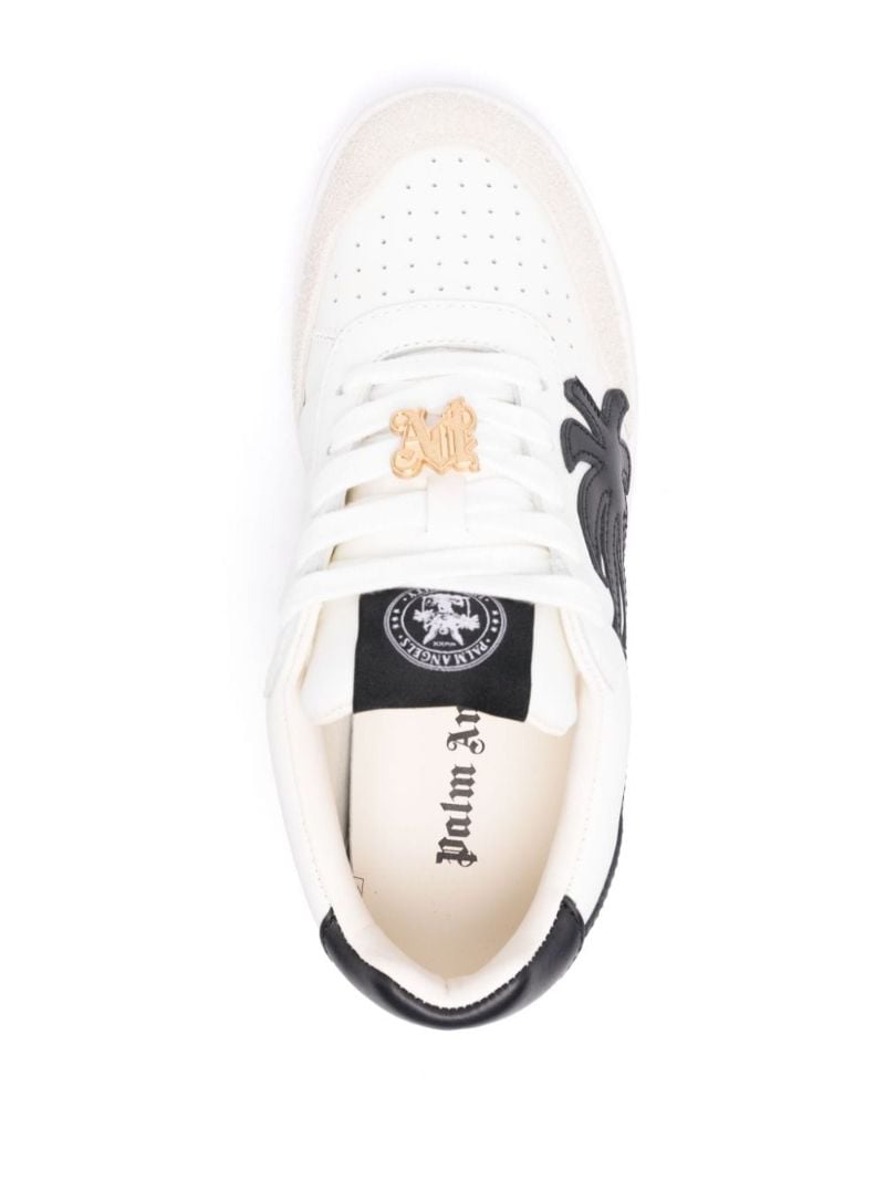 White Palm Beach University Leather Sneakers