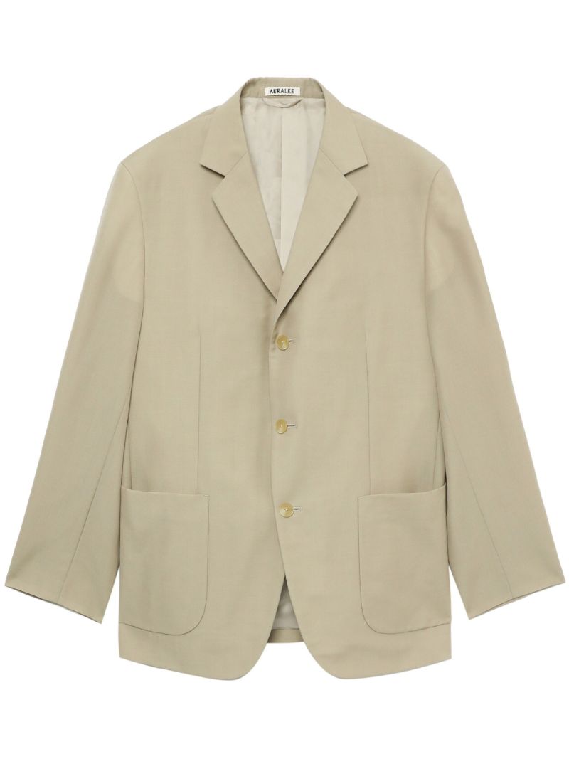Neutral Single-breasted Blazer