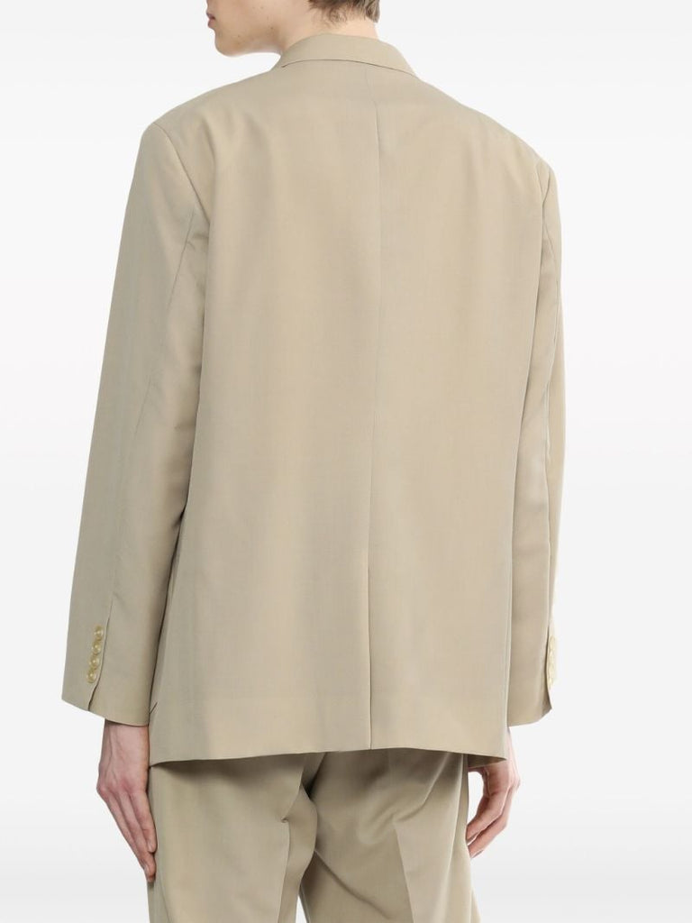 Neutral Single-breasted Blazer