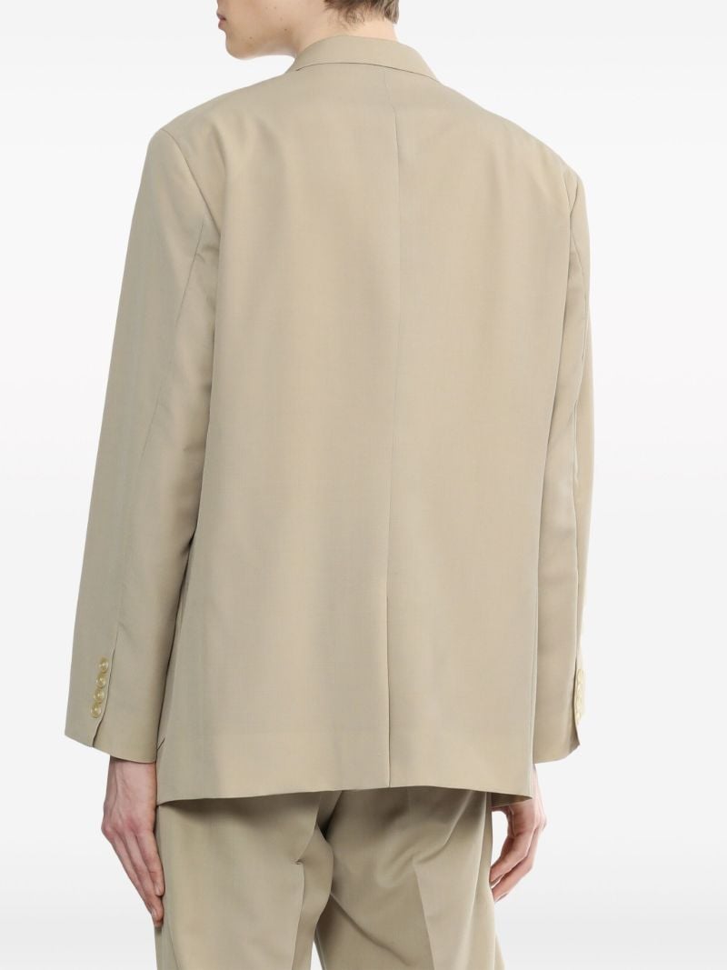 Neutral Single-breasted Blazer