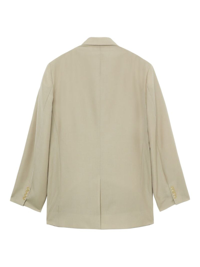 Neutral Single-breasted Blazer