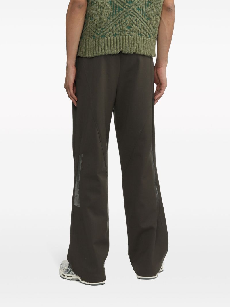 Green Orson Straight-leg Trousers