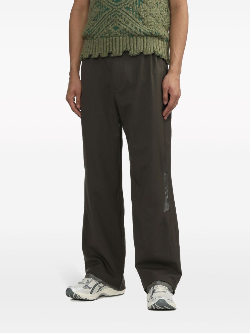 Green Orson Straight-leg Trousers