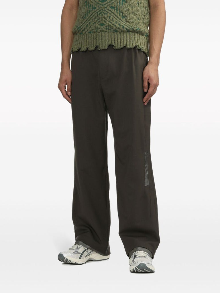Green Orson Straight-leg Trousers