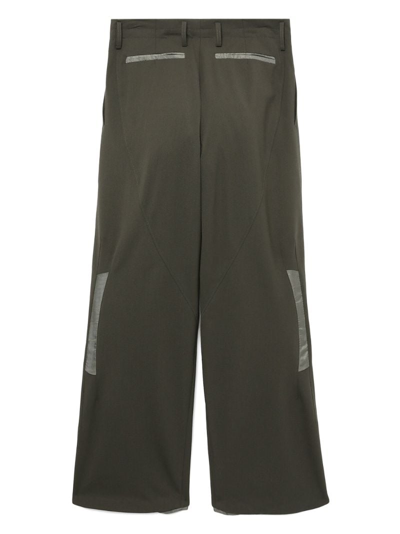 Green Orson Straight-leg Trousers