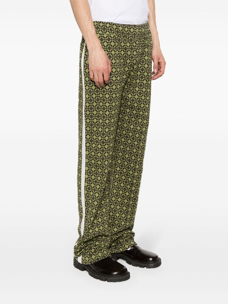 Green Power Jacquard Trousers