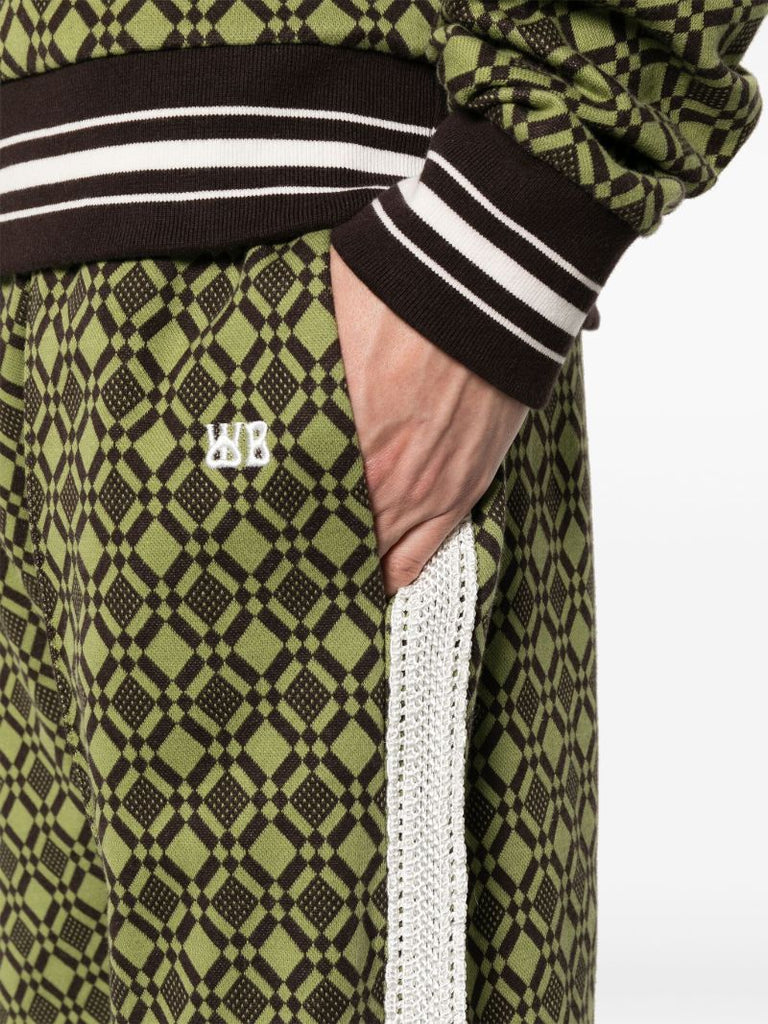 Green Power Jacquard Trousers