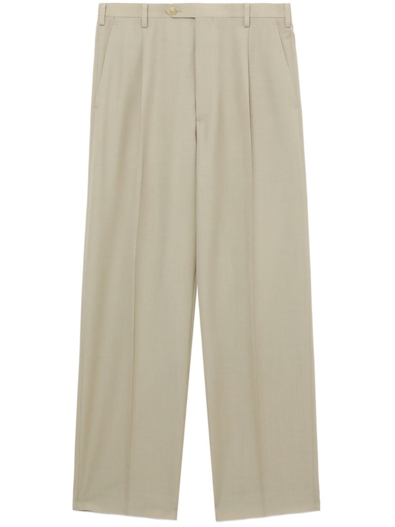 Neutral Tropical Tailored Trousers