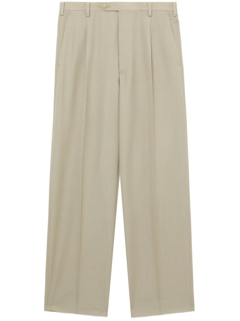 Neutral Tropical Tailored Trousers