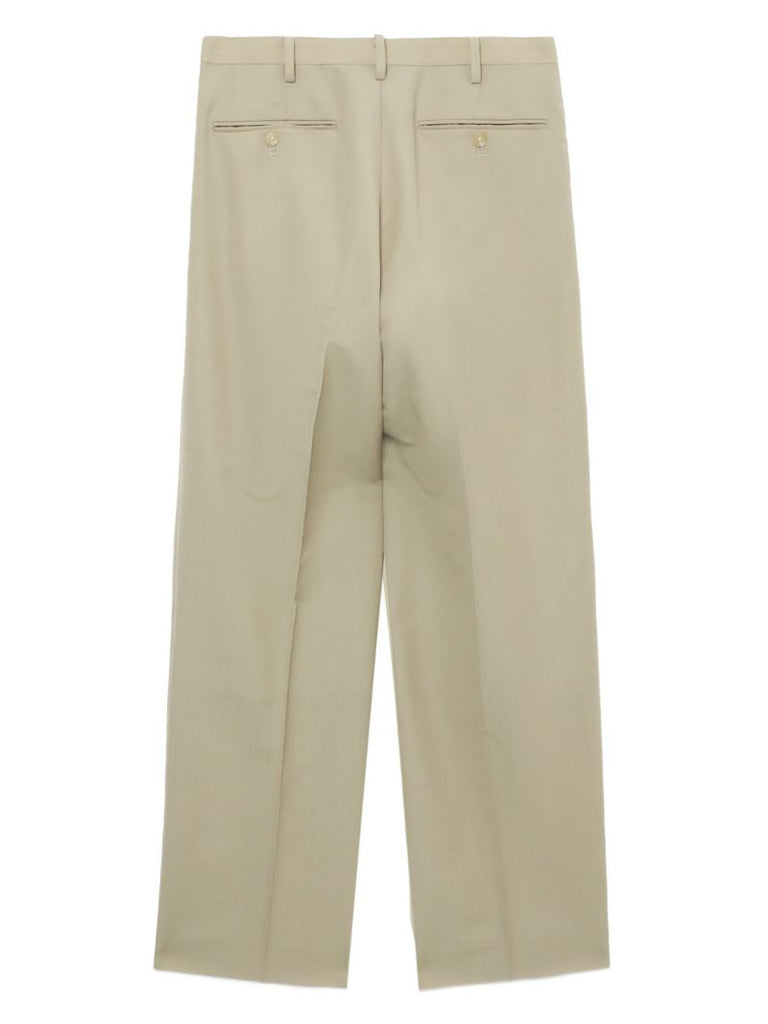 Neutral Tropical Tailored Trousers