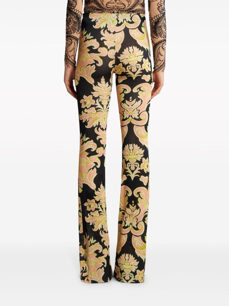 Pink Printed Jersey Trousers