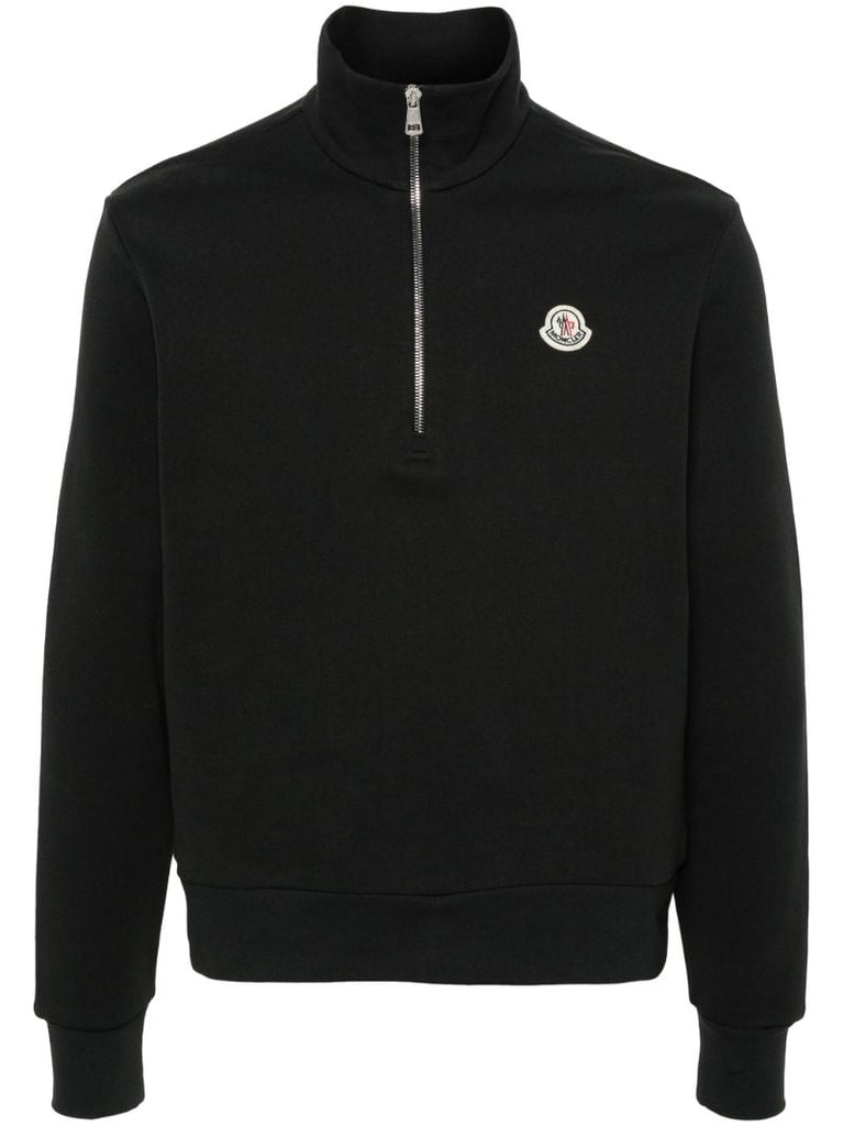 Black Logo AppliquÃ_x0083_Â© Sweatshirt