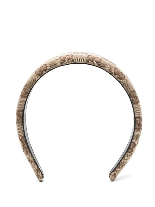 Neutral Gg Canvas Headband