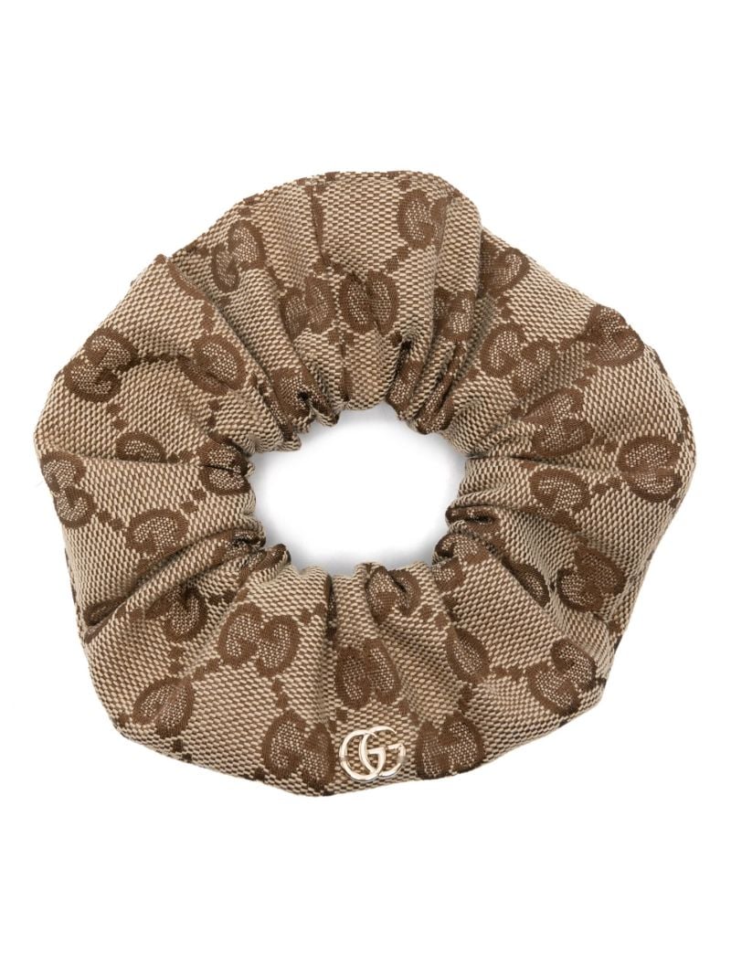 Brown Gg Canvas Scrunchie