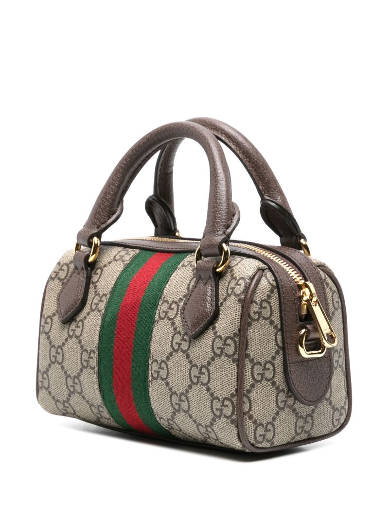Brown Ophidia Mini Gg Supreme Bag