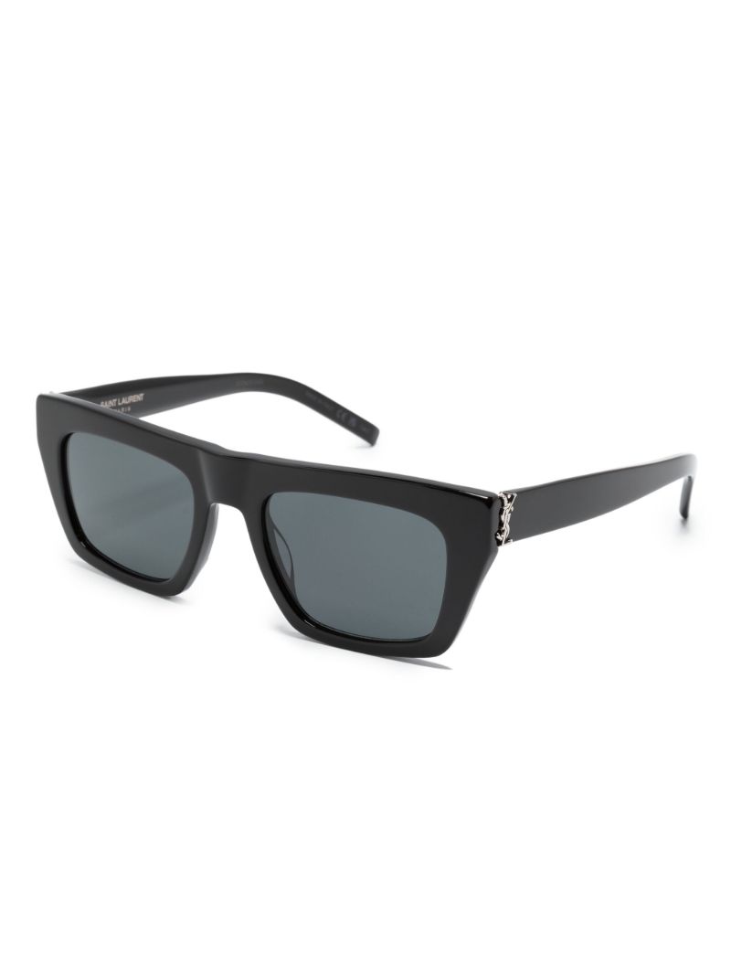 Black Slm 131 Rectangle-frame Sunglasses