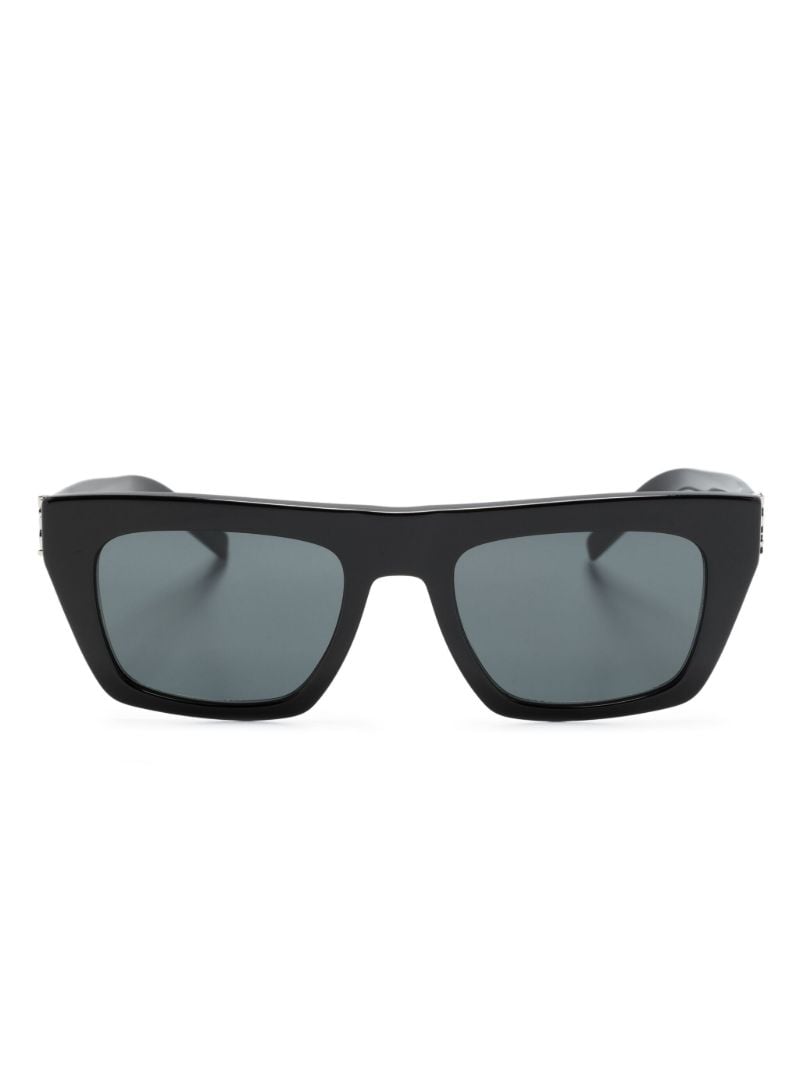 Black Slm 131 Rectangle-frame Sunglasses