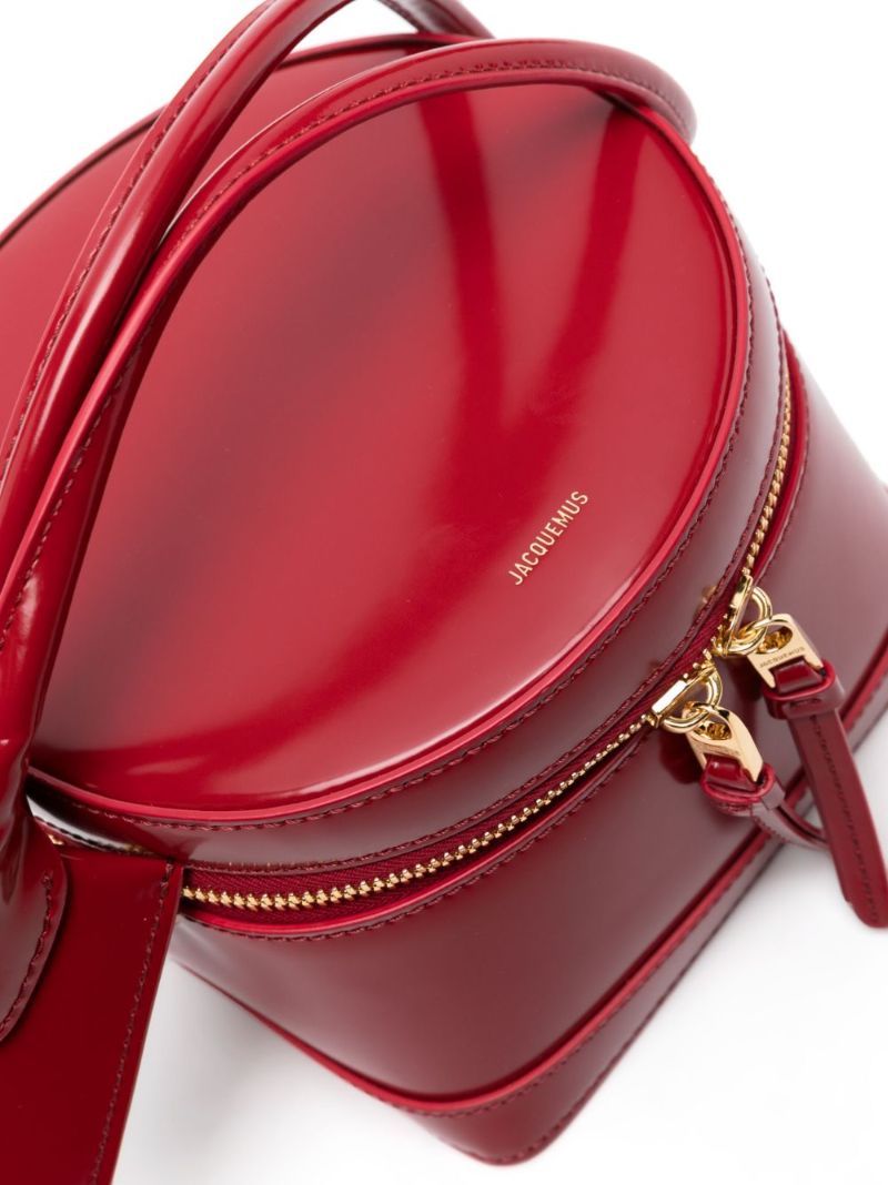 Red Le Vanito Leather Handbag
