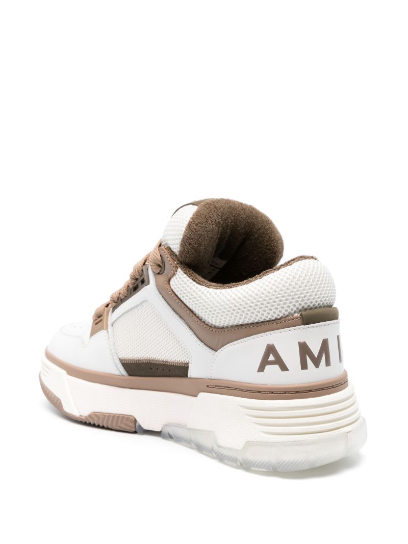 White Ma-1 Panelled Sneakers