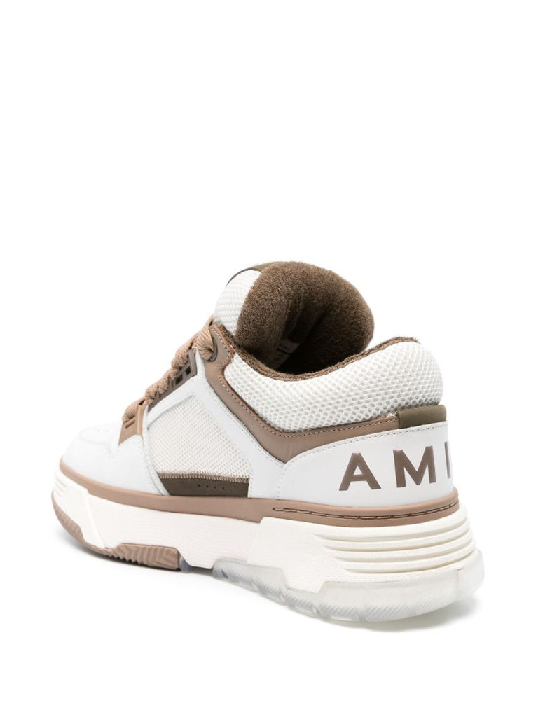 White Ma-1 Panelled Sneakers