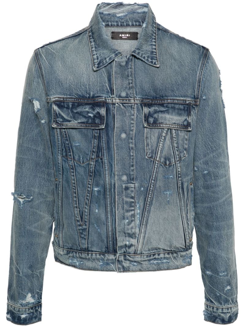 Blue Ma Distressed Denim Jacket