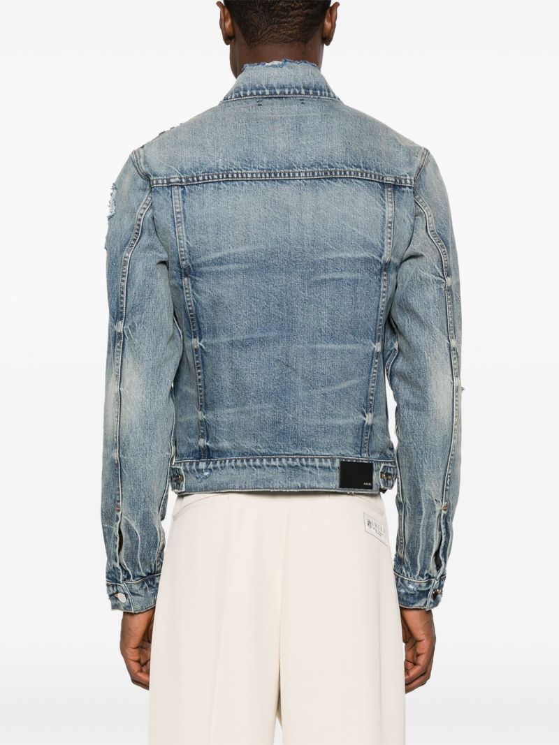 Blue Ma Distressed Denim Jacket